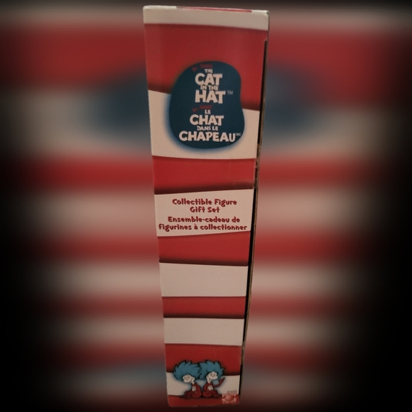 Cat In The Hat Collectible Figure Play Along Gift Set Kids Dr Seuss New 2003 - Picture 3 of 5